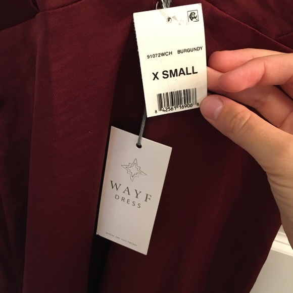 Wayf Red/Burgundy spaghetti strap dress - Picture 5 of 5